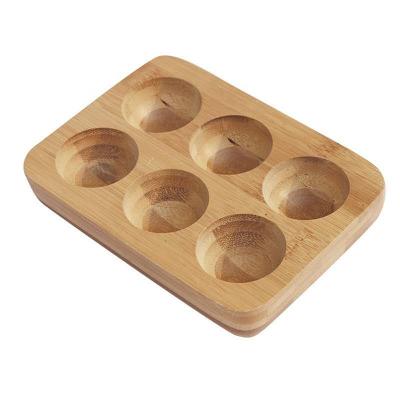 China Solid Wood Bamboo Wooden Tray Egg Rack Food Storage Box Household Utensils Storage Tray Egg Stiring Chicken Cage Egg Tray for sale