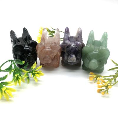 China China bulk wholesale natural crystal pig crystal crafts for souvs gift for sale