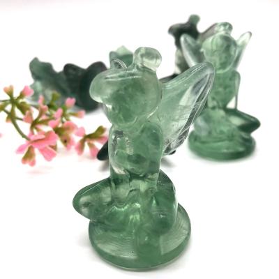 China China wholesale bulk high quality craft fluorite crystal fairy for keepsake gift for sale