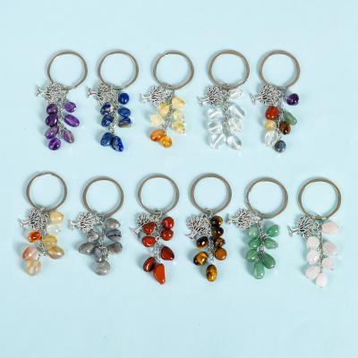 China China wholesale bulk crystal unlocks natural crystal keychains crystal chips for wedding gifts for sale