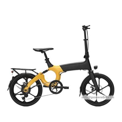 China New Green City Magnesium Alloy Mini 36V 7.5Ah Electric Bike 350W Battery 20 Inch Folding Ebike for sale