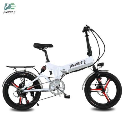 China Model 20 Inch 12Ah Lithium Battery Luxury Cheap Electric Folding Bike With Pedal Assist And Throttle Electric Bicycle for sale