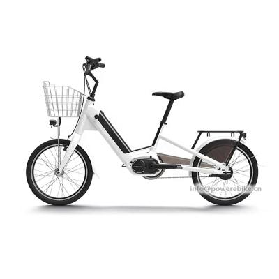 China New Aluminum Alloy 20 Inch Mid Drive 10.4 Battery City Ebike Two Wheel Electric Bike 36V 350W Electric Bike OH for sale