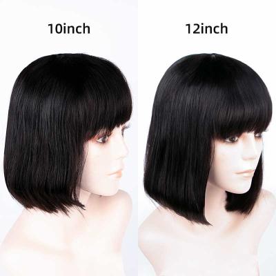 China Wholesale high quality hair grade 10a silky straight wave high quality sellers lace up non lead hair wig short wigs for sale