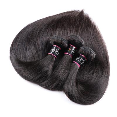 China China Qingdao Sample Human Hair Distributor Grade 12A 10-24 Raw Slave Mink Virgin Brazilian Straight Cuticle Wave 1 Lined Hair for sale