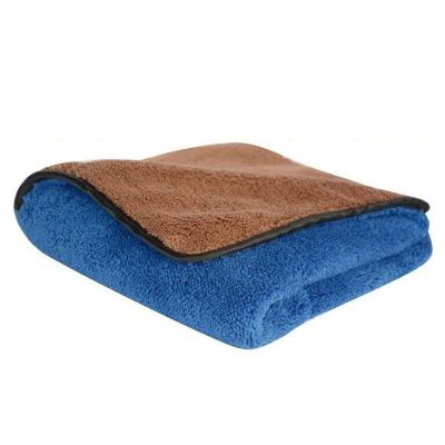 China Best Professional QUICK DRY Absorbent Plush1200GSM Microfiber Car Towel for sale