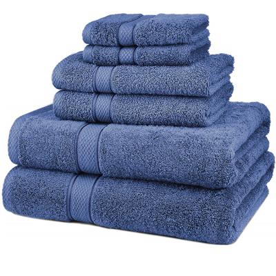 China Factory Wholesale QUICK DRY Customize Large Towel Set Hotel Bathroom for sale