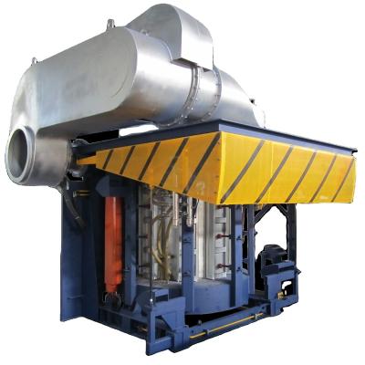 China Factory 10000KG 10T VIPmedium Frequency Induction Steel Case Hydraulic Furnace For Iron Melting Copper Aluminum Steel for sale