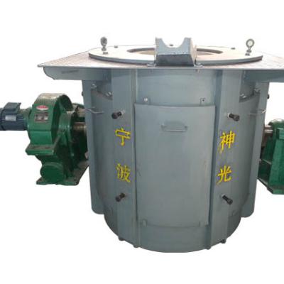 China Factory 1500KG 1.5T VIPmedium Frequency Induction Reducer Steel Case Furnace for Iron Melting Copper Aluminum Steel for sale