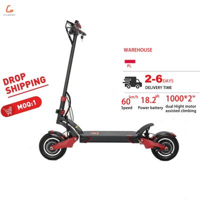 China [EU STOCK] KUGOOKirin G1 Unisex Folding Scooter 2000W 65km/h 65km Chain 18.2Ah Motor Speed ​​Battery 10