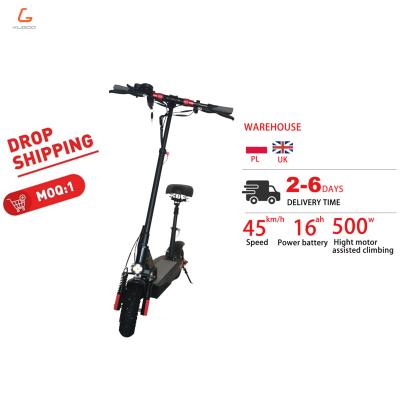 China Original Eu warehouse 100% unisex kugoo m4 approval 48v pro 500 watt electric scooter with seat for sale