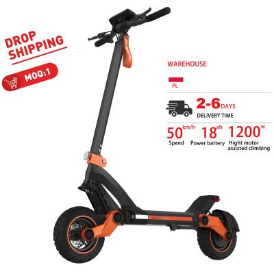 China Unisex EU STOCK 2022 new arrivals Kugoo G3 1200W Speed 50 KMH 60km range IP54 waterproof adult electric kick scooter for sale