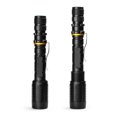 China Super Bright High Quality Ultra High Efficiency LED Self Defense 800 Lumens Tactical Rechargeable Led Flashlight for sale