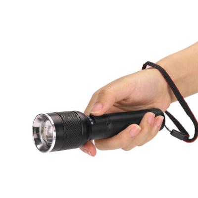 China High Quality Black 20W LED Camping VCAN Dimmable Light 1500 Lumen USB Rechargeable LED Torch Flashlight for sale