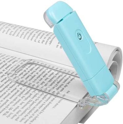 China VCAN Mini Flexible Book Light Adjustable Reading Eye Protection Rechargeable with Clip LED Book Lamp for sale