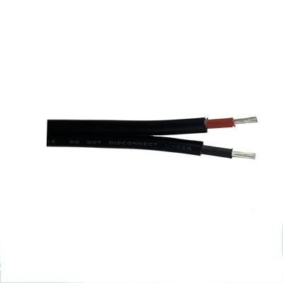 China CQC Certification PNTECH 1000V DC Copper Single Core Electrical 2x2.5mm2 Cable For Home Wiring Solar PV Cable H1Z2Z2-K 2x2.5mm for sale