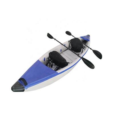 China Good inflatable pvc double layer pvc drop stitch kayak for fishing for sale