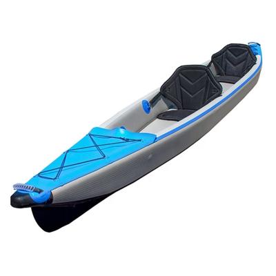 China PVC Material Drop Stitch Rowing Boat Pedal Inflatable Fishing Kayak for sale