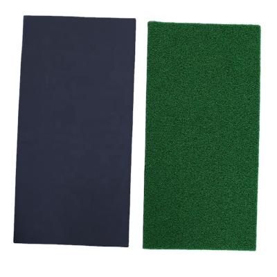 China Golf Putting Mat Practice Grass Mat Training Aid Premium Quality Home Golf Practice Hitting Mat for sale