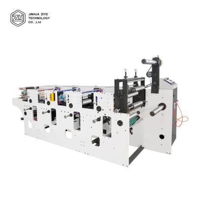 China Garment Shops FPL320-4 Hot Production 320 Flexo Printing Machines For Roll To Roll Labels for sale