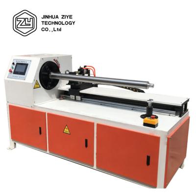 China Factory HJ-1500H PLC Control Core Slitter Cylinder Paper Plastic Paper Cutting Machine for sale