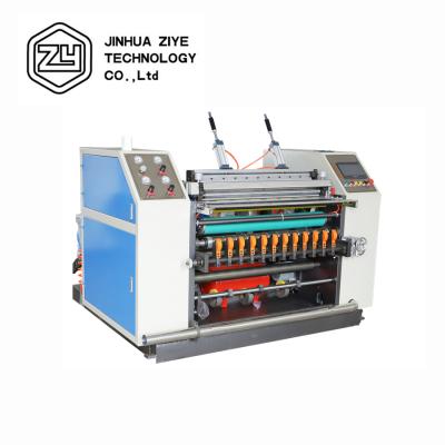 China food & Beverage factory FPL900L bank fast forming thermal small paper label roll to roll slitting cutting machine for sale for sale