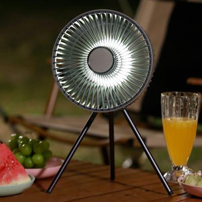 China Rechargeable Removable Fixed Tripod Easy Change Fan With Led Light for sale