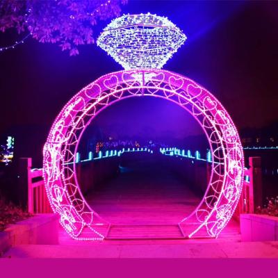 China Decorative Copper Wiring Christmas Wedding Party Night Light 3D Love Letter Sculpture Light Celebrate Pattern Light For Sale for sale