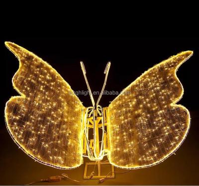 China Customized Large Butterfly Patterning Decorative Lamp New Design Ambient Light For Holiday Festival Pattern Light For Sale for sale