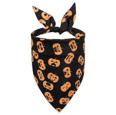 China Viable High Quality Pet Halloween Triangle Scarf Bandana Dog Triangle Towel Pet Bandanas for sale