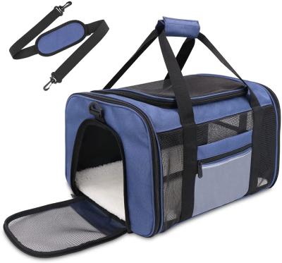 China China Manufacturer Excellent Design Cheap Breathable XL Size Customized Adjustable Packing Pet Cat Dog Carrier For Travel for sale