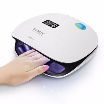 China LED Gel Fast Curing 2021 New Unas Lampara UV Light Led Nail Lamp Wireless for sale