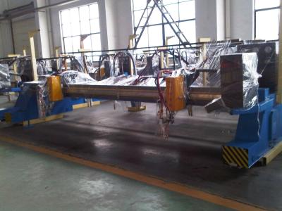 China Gantry Flame CNC Cutting Machine With 5M Rail Gauge Metal Plate CNC Cutter / CNC Cutting System for sale