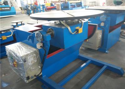 China Height Adjustable Welding Positioner / Rotary Turning Table 0 - 120° Overturning Angle for sale