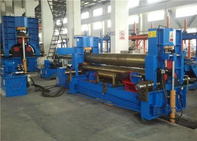 China 3 Roll Plate Bending Machine For Rolling Metal Plate PLC Control System for sale