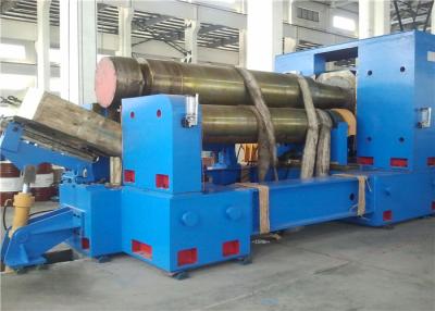 China Horizontal Down Roller Plate Rolling Machine For Steel Material Bending 245MPa for sale