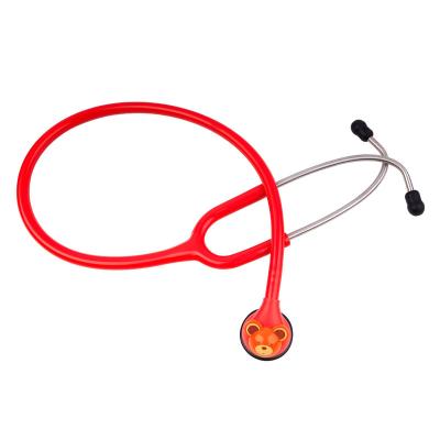 China Metal Multiple Colors Fun Animals Pediatric Clinician Stethoscope Cardiology Square For Kids for sale