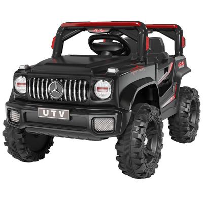 China Height Adjustable Children's Four-Wheel Off Road Vehicle Boys and Girls Remote Control Toy Car 2 Seater Big Children's Electric Vehicle for sale