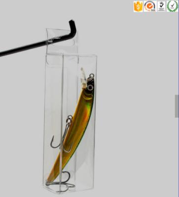 China Recyclable PVC Retail Plastic Clear Packaging Boxes For Fishing Lure for sale