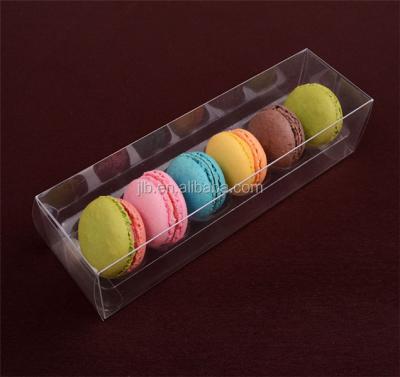 China Recyclable Wholesale Plastic Box For Macarons Package for sale