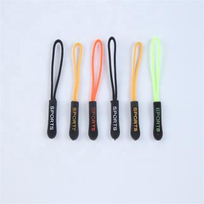 China Other S100# DIY Manufacture Fashion Logo Sport Main Zipper Pull Rope Zipper For Sports Use for sale