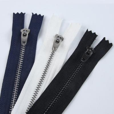 China Low Price 3# Custom Bronze Teeth Narrow End YG Slider Metal Zipper Eco-friendly Y Zipper Y Zipper For Garment Jacket Bags for sale