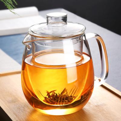 China High Borolisicate Viable Glass Teapot with Glass Infuser and Cover for sale