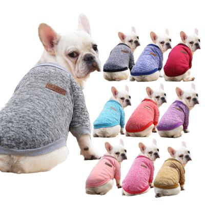 China Viable wholesale newcomers fall warm winter dog clothes designer pet clothes candy color girl dog clothes for sale