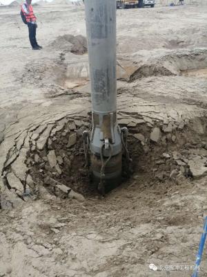 China dispositivo de la construcción del método de 426m m 75kW Vibroflotation para la fabricación de piedra de la columna en venta