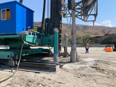 China Tipo de quadro de passeio da pilha do equipamento inferior de Vibroflot da alimentação para sedimentos Clay Soft Soil Improvement à venda