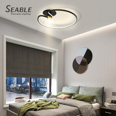 China Easy To Install Nordic Modern Home Interior Design Hallway Aluminum Furniture Led Ceiling Light for sale