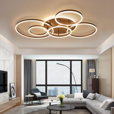 China Surface Mounted Large Home Decoration Modern Circle Acrylic Led Round Huge Ceiling Light for sale