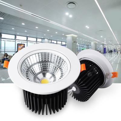 China OKELI Factory Wholesale Price 3w 6w 9w 18w 24w 30w 40w 50w Modern COB Recessed Adjustable Led Downlight for sale