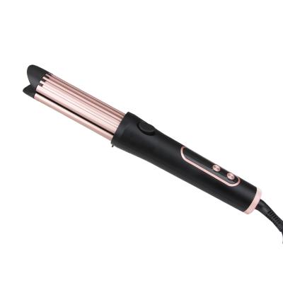 China Best Car Design Negative Ion Ceramic One Step Electric Flat Iron Hair Straightener Curler For Travel for sale